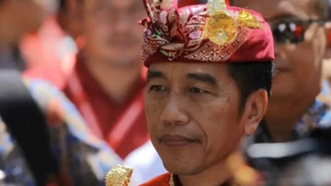 Jokowi kenakan udeng, simbol budaya Bali