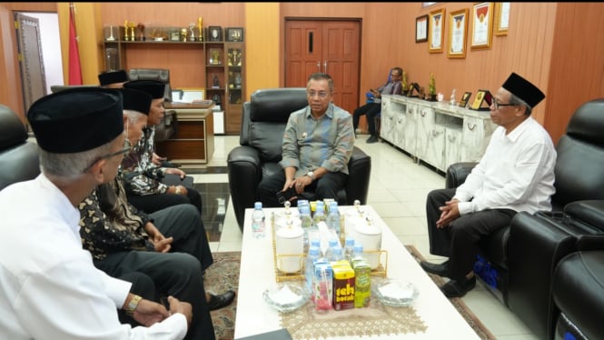 Wali Kota Bima audiensi dengan MUI Kota Bima.