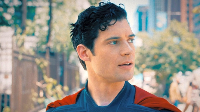 David Corenswet yang menggantikan Henry Cahill sebagai Superman.