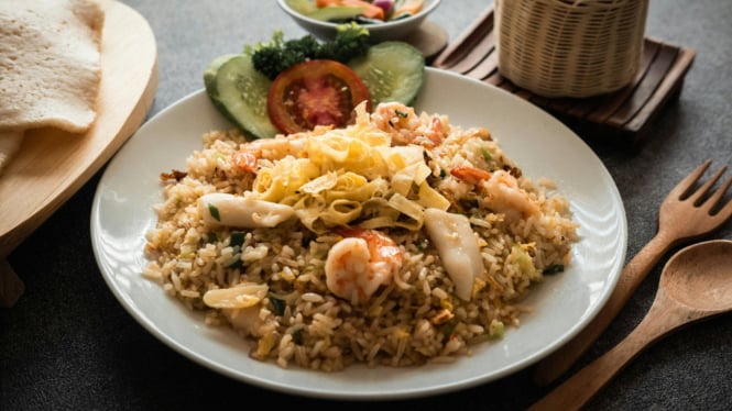 Nasi Goreng Seafood Siap Santap