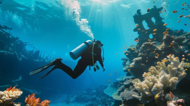 Spot Diving di Tulamben Bali yang menarik dan seru