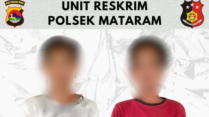 Terduga Pelaku Pencurian, S dan MF