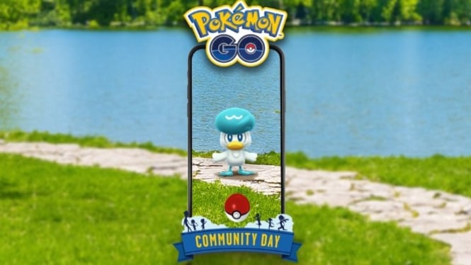 Hari komunitas Pokémon, waktunya Shiny Quaxly