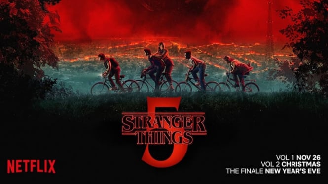 Poster Serial Stranger Things season kelima.