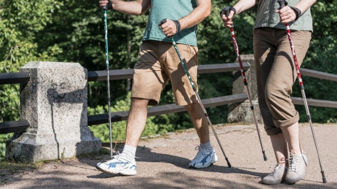 Nordic walking merupakan olahraga untuk semua umur