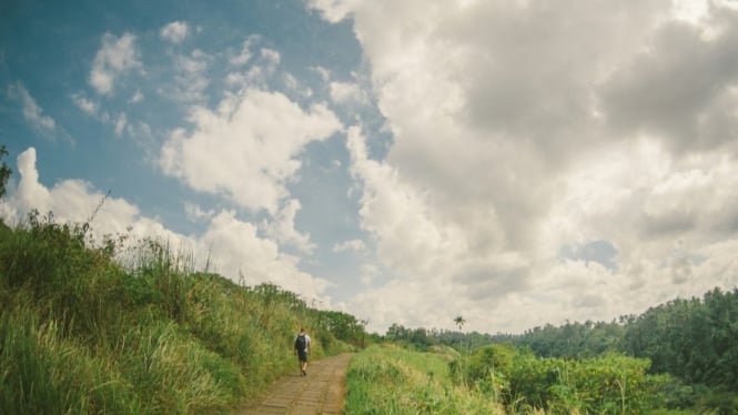 Trek Indah Nordic walking di Bali