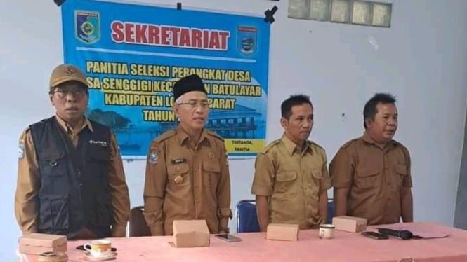 Rapat penentuan calon perangkat Desa