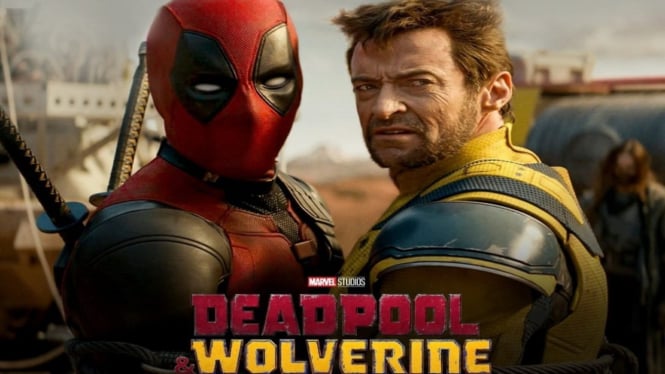 Karakter Deadpool dan Wolverine dalam film "Deadpool & Wolverine".