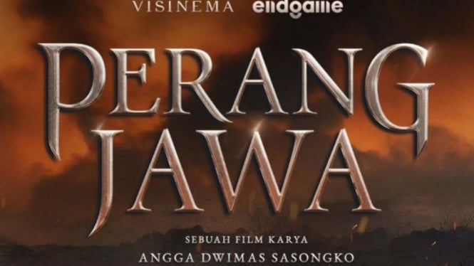 Ilustrasi pengumuman film Perang Jawa oleh Visinema