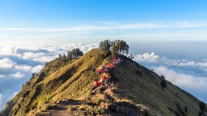 Jalur pendakian gunung Rinjani