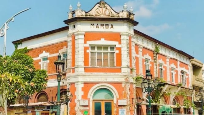 gedung marba di lokasi kota lama Semarang
