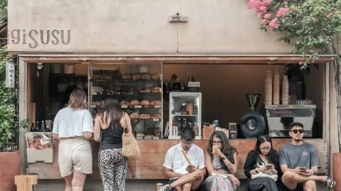 Gigi Susu menjadi tempat sarapan favorit di canggu