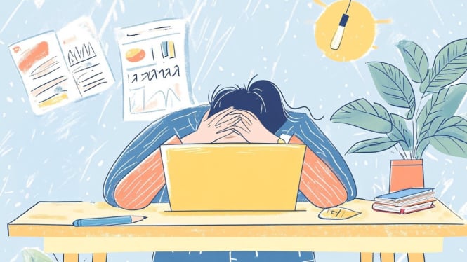 Capeknya bukan di badan, tapi di pikiran