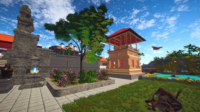 Kesunyian Pura Pulaki menyeberang batas maya