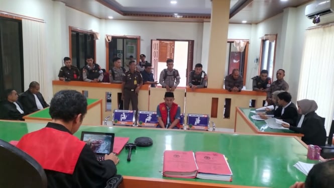 Sidang Terdakwa Narkotika di PN Bima.