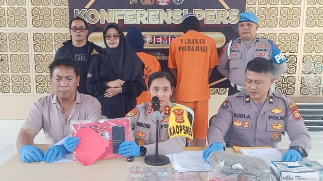 Pelaku curanmor saat digiring aparat kepolisian