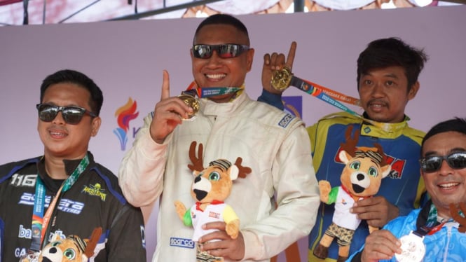 Kontingen NTB berhasil Raih 3 Medali Emas  Ramli Ahmad / VIVA Bali