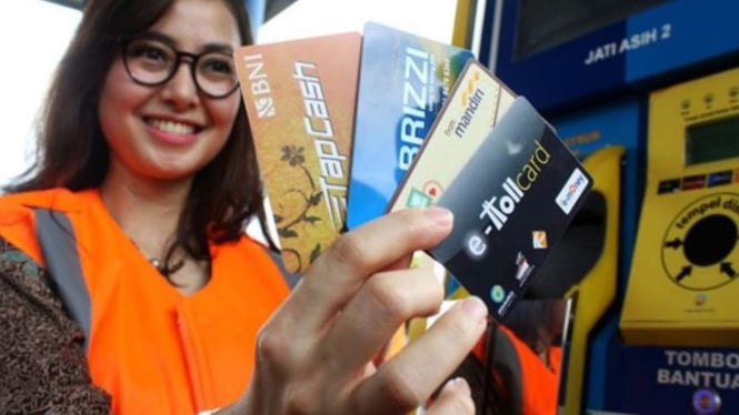 Deretan kartu e-toll