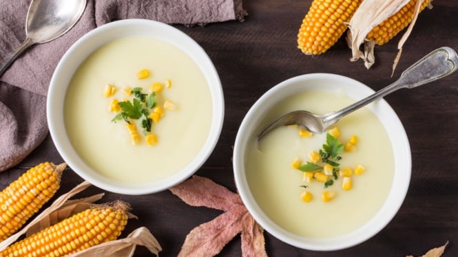 Sup Krim Jagung Hangat Mengenyangka