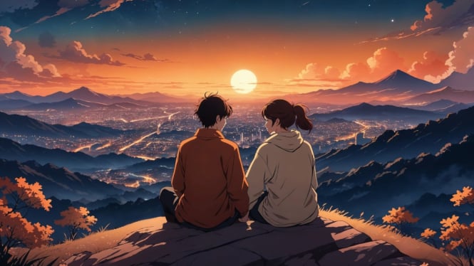 Ilustrasi Anime Romance
