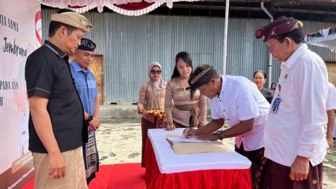 Penandatanganan PKS antara KUD dan OPD