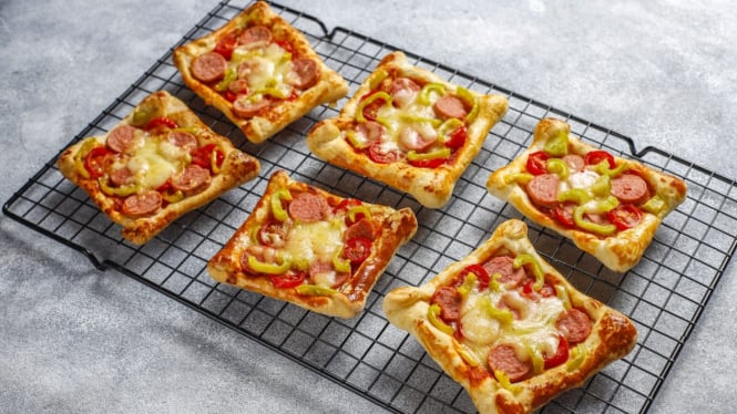 Pizza mini roti tawar