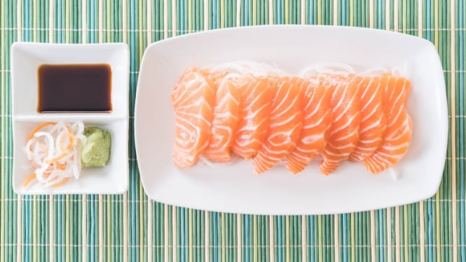 Salmon Sashimi Segar Kaya Omega-3