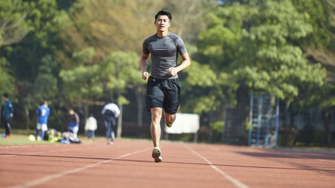 Pria menjaga berat badan