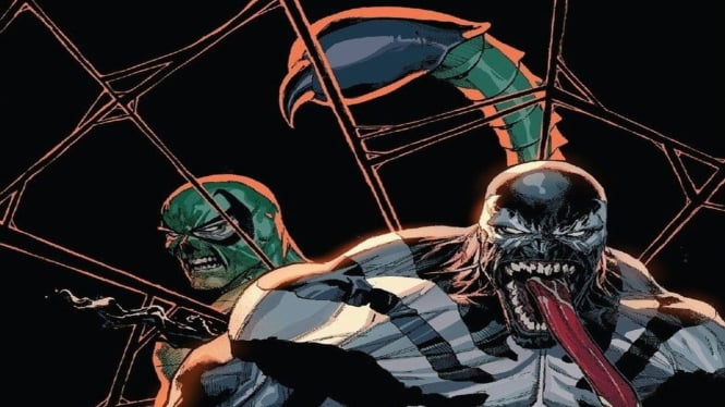 Poster karakter Scorpion yang akan muncul di film Spider-Man.