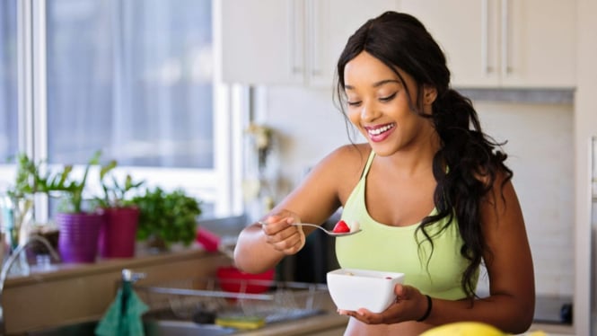 Berat badan ideal didapat dari sumber makanan yang sehat