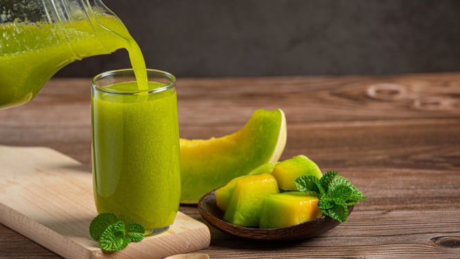 Jus melon segar, sehat maksimal