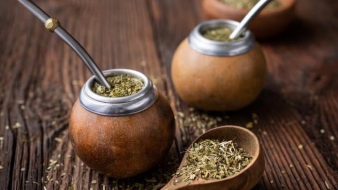 Ilustrasi Minuman Kesehatan ' Yerbe Mate
