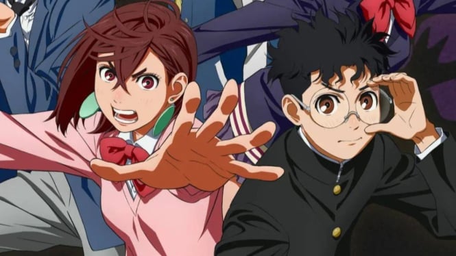 Visual eksperimental penuh warna hadir dalam anime penuh kejutan
