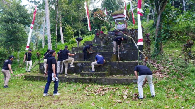 Peringati HUT ke 80 RI, Bawaslu Jembrana baksos di Menumen Gelar