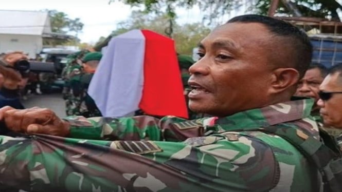 Sersan Mayor TNI Christian Namo.
