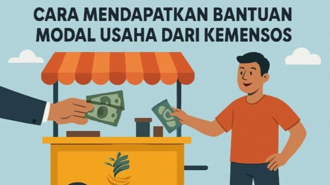 Ilustrasi Bantual Modal Kemensos.