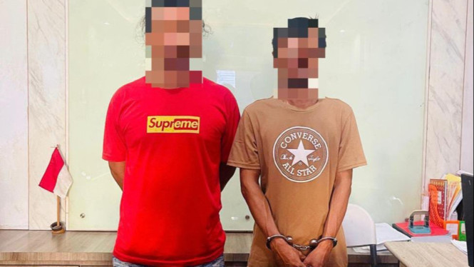 Pelaku dan Barang bukti sabu