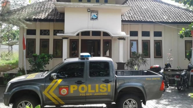 Polsek Jerowaru, tempat Kanit Reskrim Aipda S bertugas
