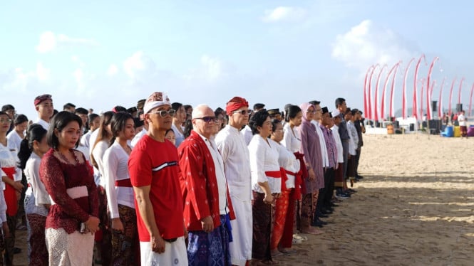 Upacara bendera HUT RI ke-80 di The Sanur berlangsung khidmat