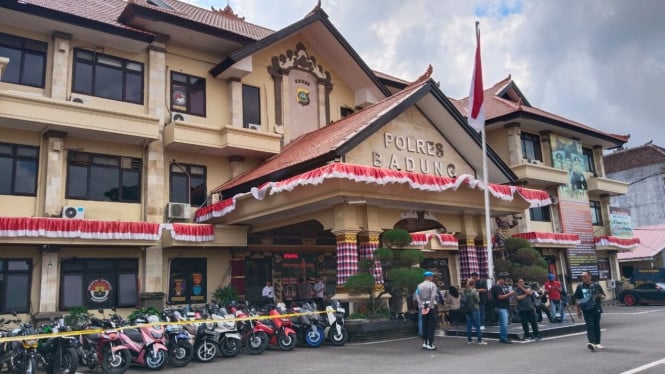 Wanita muda korban penganiayaan lapor ke Polres Badung