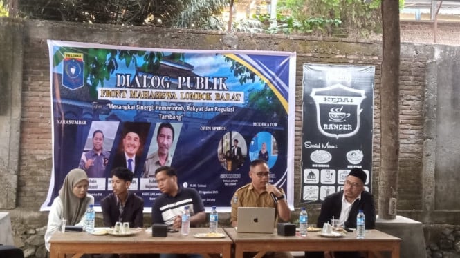 Dialog publik FM Lombok Barat membahas isu tambang Sekotong