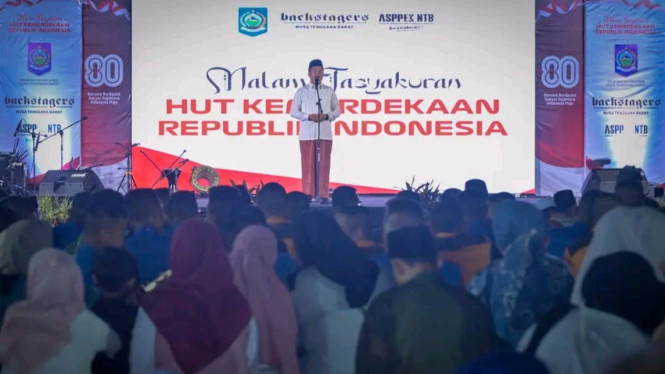 Gubernur NTB di Acara Tasyakuran RI