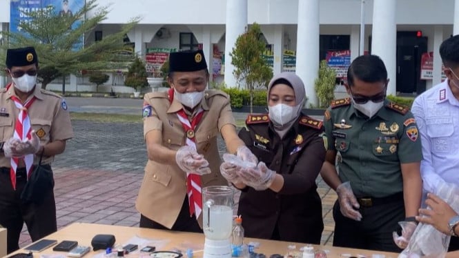 Pemusnahan barang bukti narkotika
