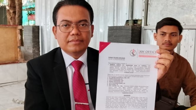 Kuasa hukum salah satu tersangka, Dr. Irpan Suriadiata, SHI., MH