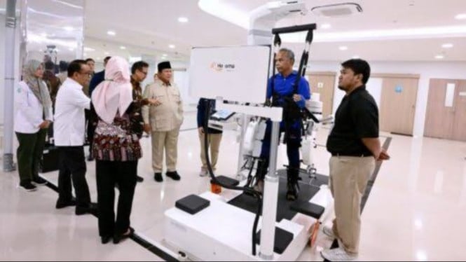 Presiden Prabowo Subianto meresmikan RSPON Mahar Mardjono, Jakarta