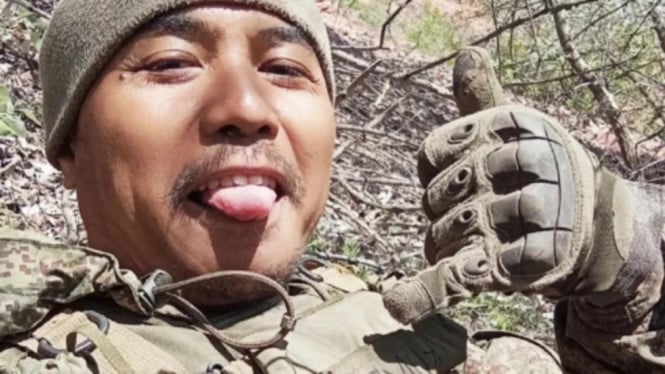 Eks Marinir TNI AL Satria Arta Kumbara jadi tentara di Rusia