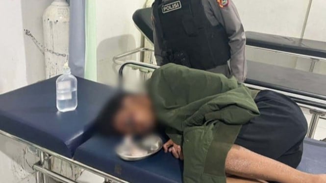 Radit Ardiansyah (19) korban selamat dari penganiayaan di Pantai Nipah