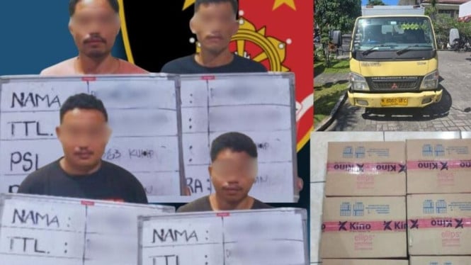 4 mantan karyawan perusahaan diamankan