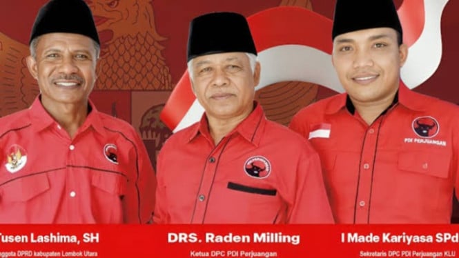 Pengurus DPC PDIP Lombok Utara