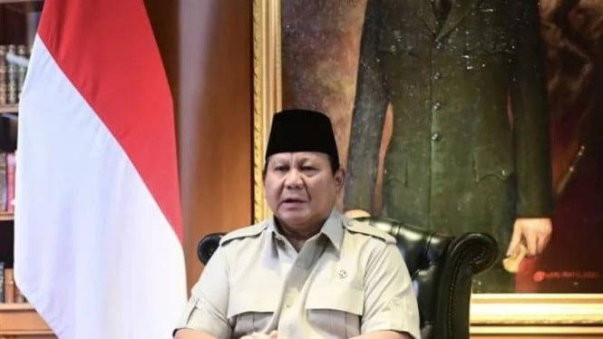 Presiden Prabowo Subianto memberi imbauan kepada massa aksi